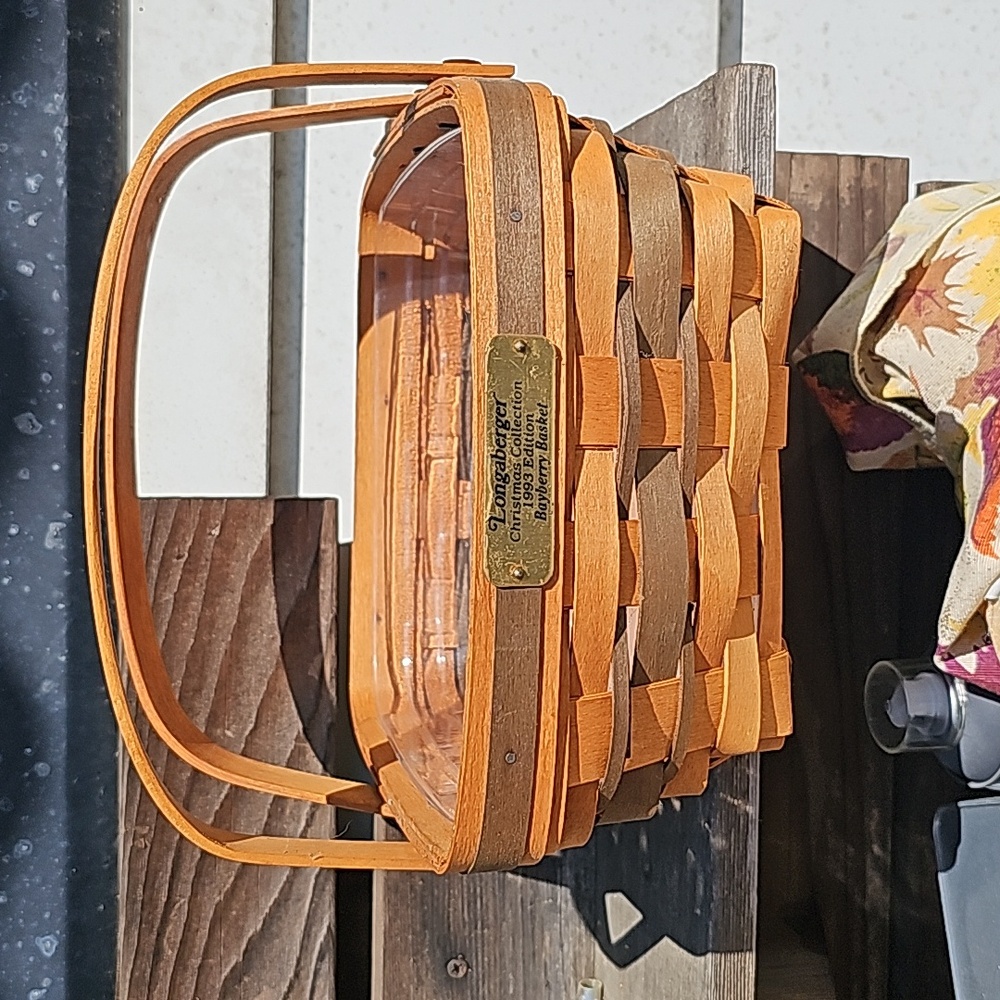 Longaberger Basket 1993 Christmas Bayberry Basket